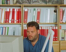 2000-08-25 12-00-00 EM1 MkIII_Valoi 43 Karens kontor i DSB Informatik, august 2000